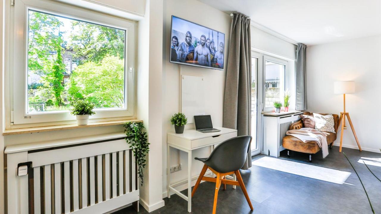 Studio Hirsch56 - Zentral-Ruhig-Terrasse-Netflix Karlsruhe Zewnętrze zdjęcie
